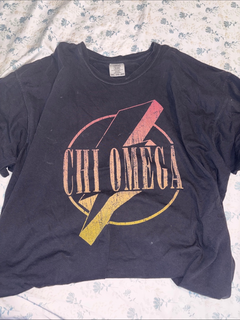 Comfort Colors Chi Omega Graphic Tee
